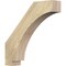Ekena Millwork 4"W x 20"D x 20"H Imperial Rough Sawn Knee Brace, Douglas Fir BRC04X20X20IMP00RDF - alternate 1